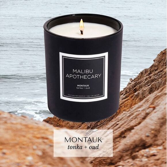 Malibu Apothecary Matte Black Candle - Montauk 8oz - Picture 2 of 4